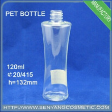 100ml quadratische Form Kunststoff PET Kosmetik Verpackung Flasche spezielle Form Flasche
